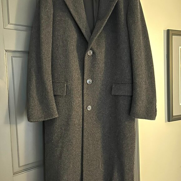 Woodward Other - Woodward Gray Size 44R Wool Cashmere Man's Dress Jacket Coat Solid Line